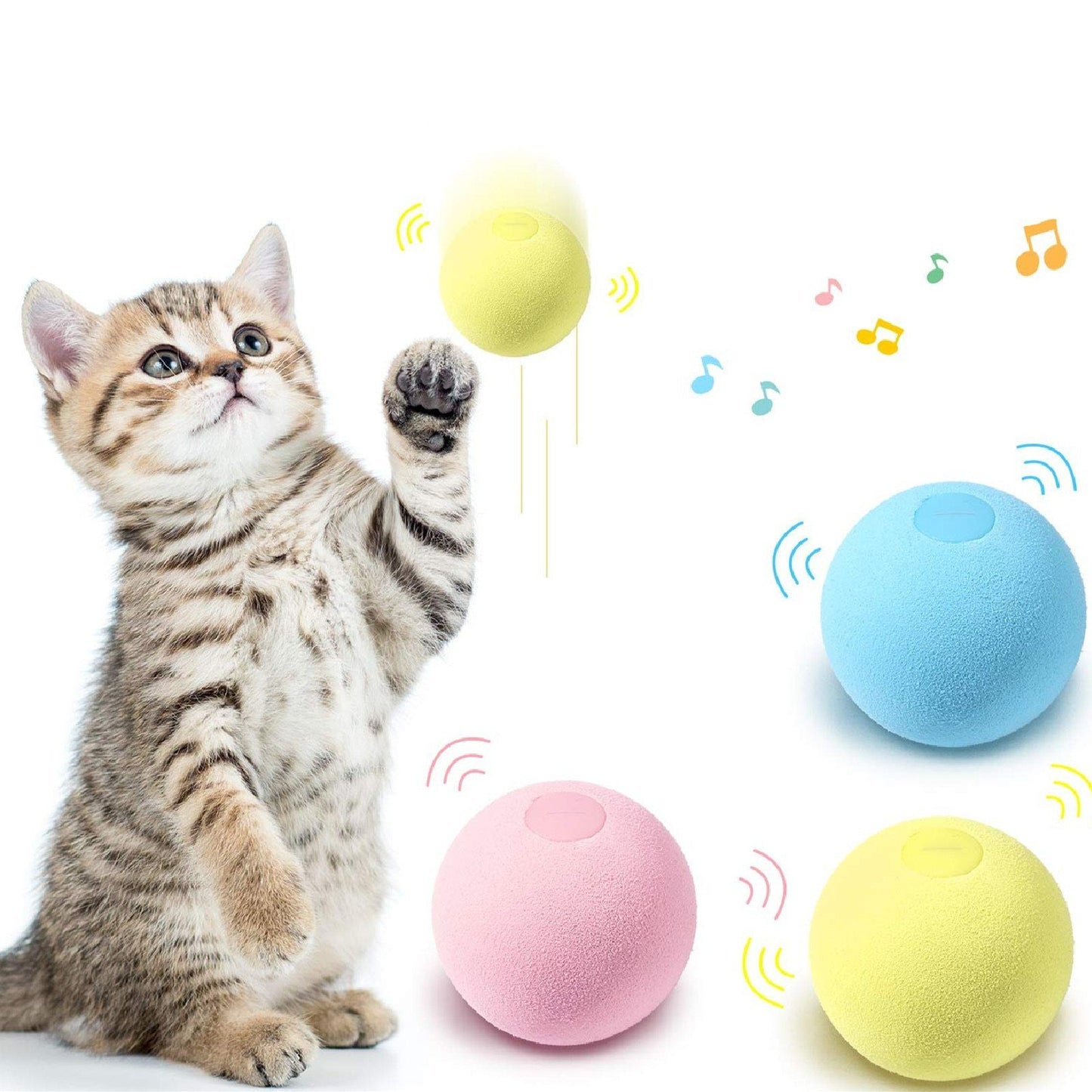 SmartBall™ - Balle intelligente d'apprentissage pour chat - CatClochette